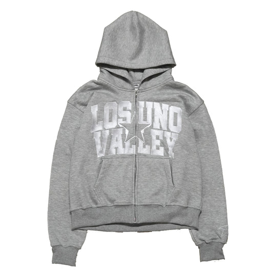 LOS UNO VALLEY ZIP UP - GREY image 0