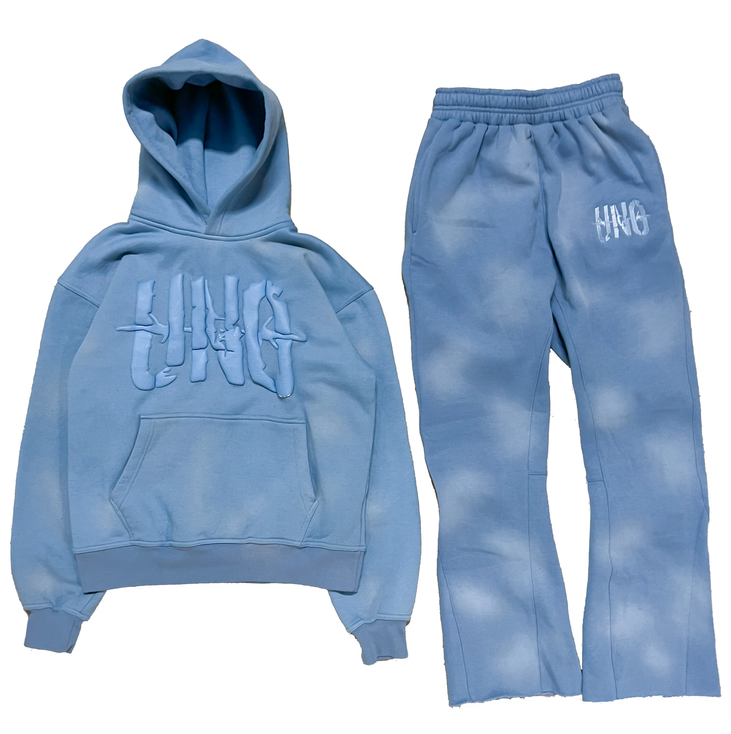 ACID-WASHED BUNDLE - BABY BLUE image 0