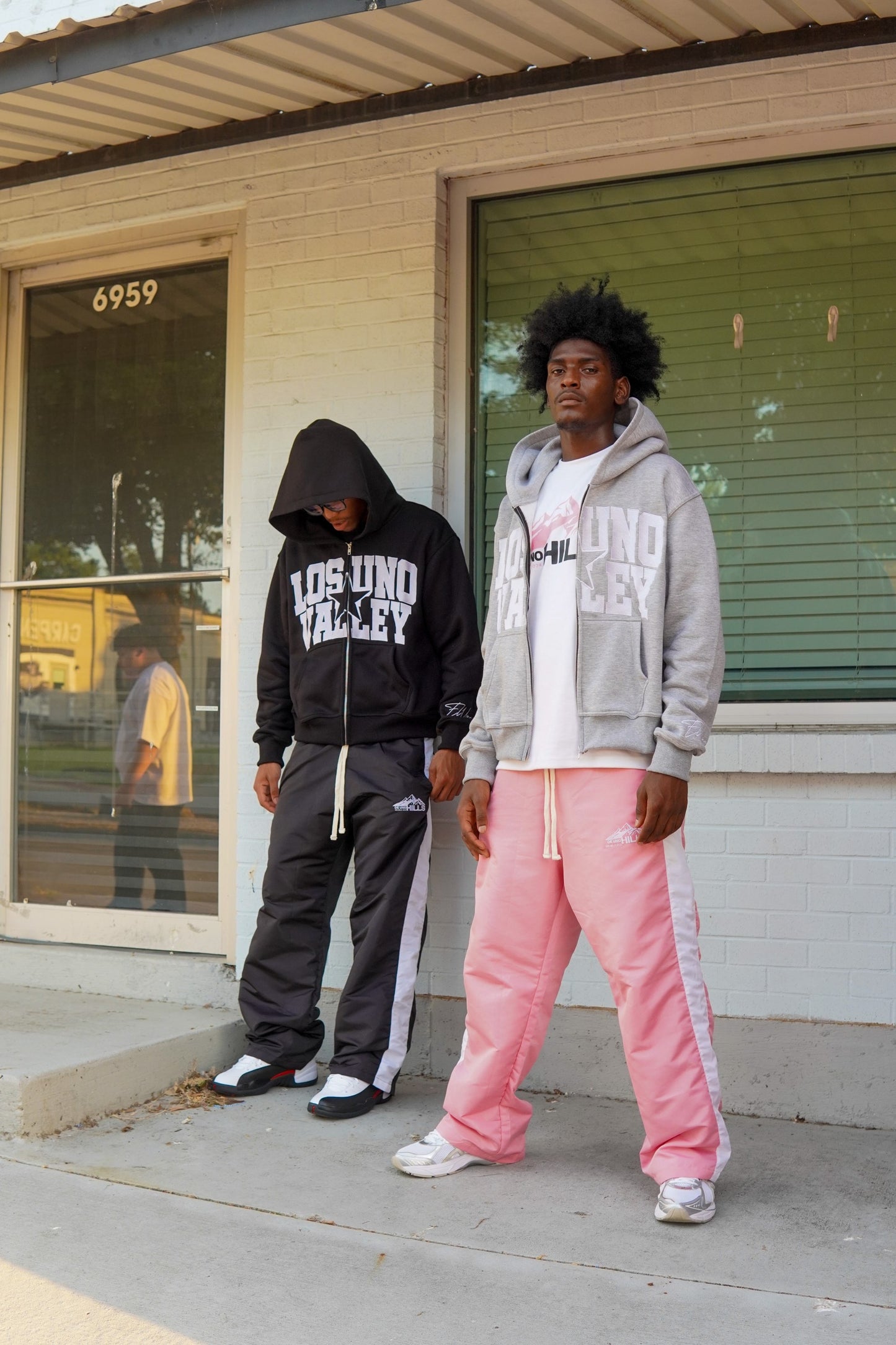 LOS UNO VALLEY ZIP UP - GREY image 3
