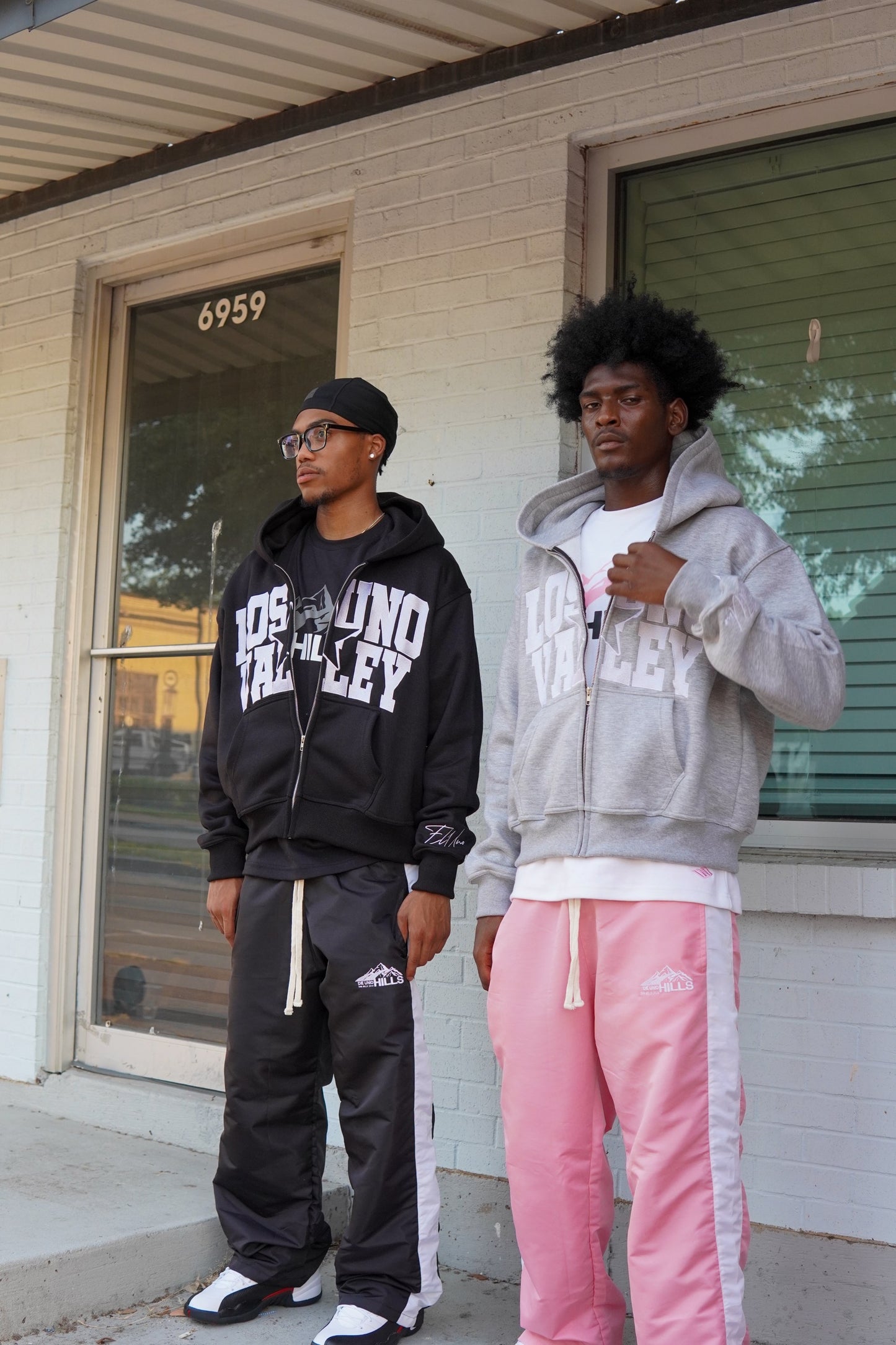 LOS UNO VALLEY ZIP UP - BLACK image 3