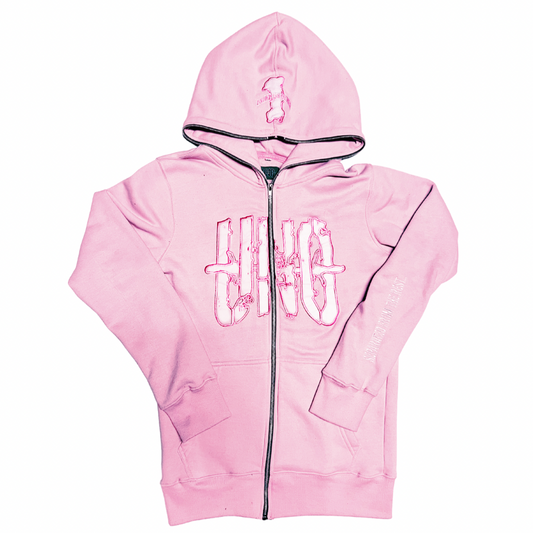 UNO FULL ZIP UP - PINK image 0